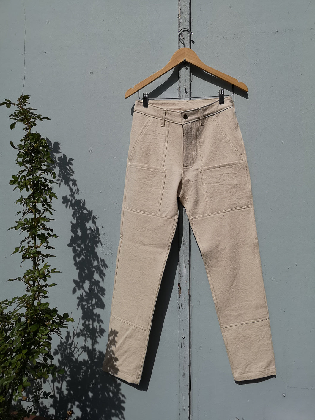 Old Fashioned Standards - Workhorse Trouser - Oatmeal Pre Wash - front