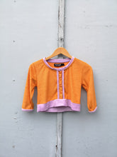 Load image into Gallery viewer, Pastiche - Jules Towel Crop Top - Tangerine - front
