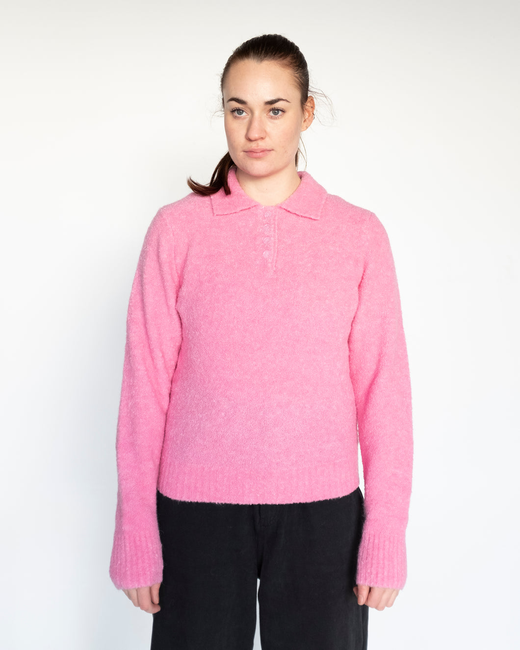 Samsoe Samsoe - Jessi Polo - Sachet Pink - front