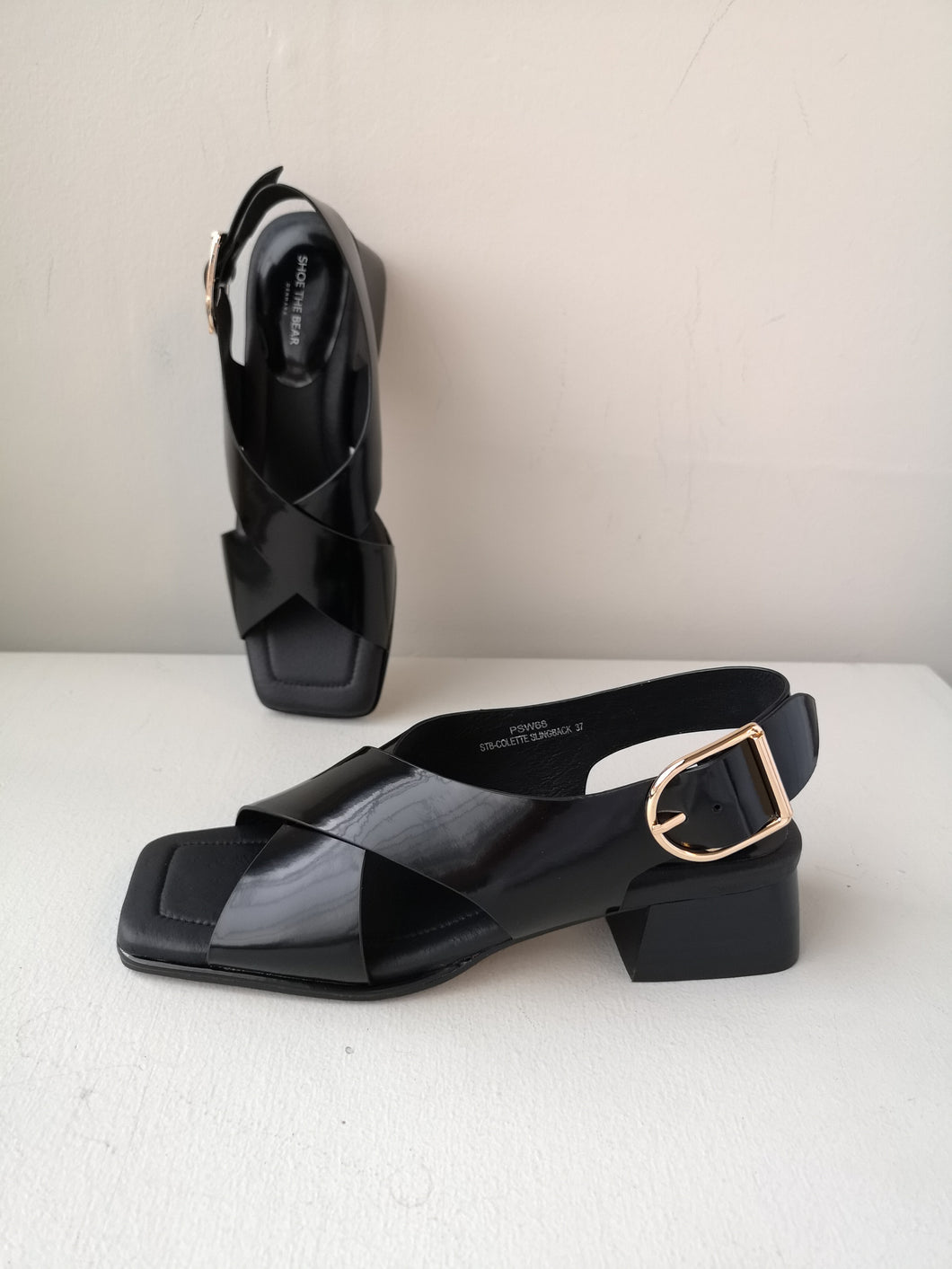 Shoe The Bear Colette Sandal Slingback - Black