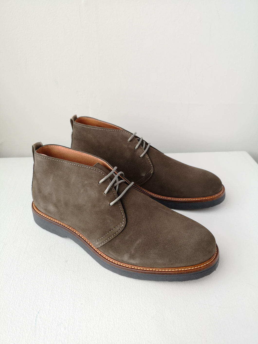 Shoe The Bear Kip Desert Boots - Khaki Suede