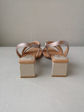 Load image into Gallery viewer, Shoe The Bear Sylvi Sandal Slingback - White Satin
