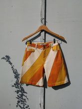 Load image into Gallery viewer, Thinking Mu - Jasmine Shorts - Yellow Slash - front
