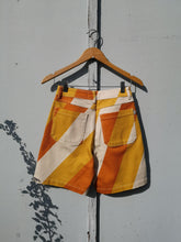Load image into Gallery viewer, Thinking Mu - Jasmine Shorts - Yellow Slash - back
