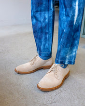 Load image into Gallery viewer, Universal Works - Track Trouser - Cloud Denim Indigo - dom detail
