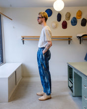 Load image into Gallery viewer, Universal Works - Track Trouser - Cloud Denim Indigo - dom side
