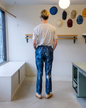 Load image into Gallery viewer, Universal Works - Track Trouser - Cloud Denim Indigo - dom back
