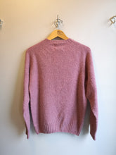Load image into Gallery viewer, YMC Suedehead Crew Neck Knit Sweater - Pink - back

